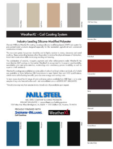 Mill Steel Weather XL Color Chart