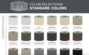 Fortified Metals Color Chart